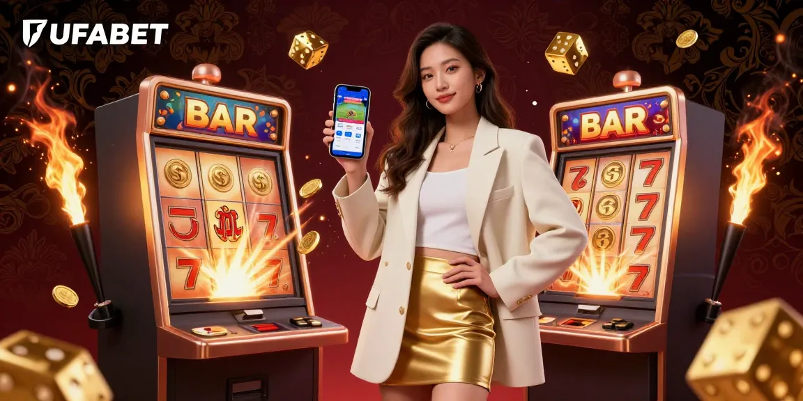 Experience thrilling sports betting with UFABET, featuring glamorous 3D elements and vibrant game visuals.
