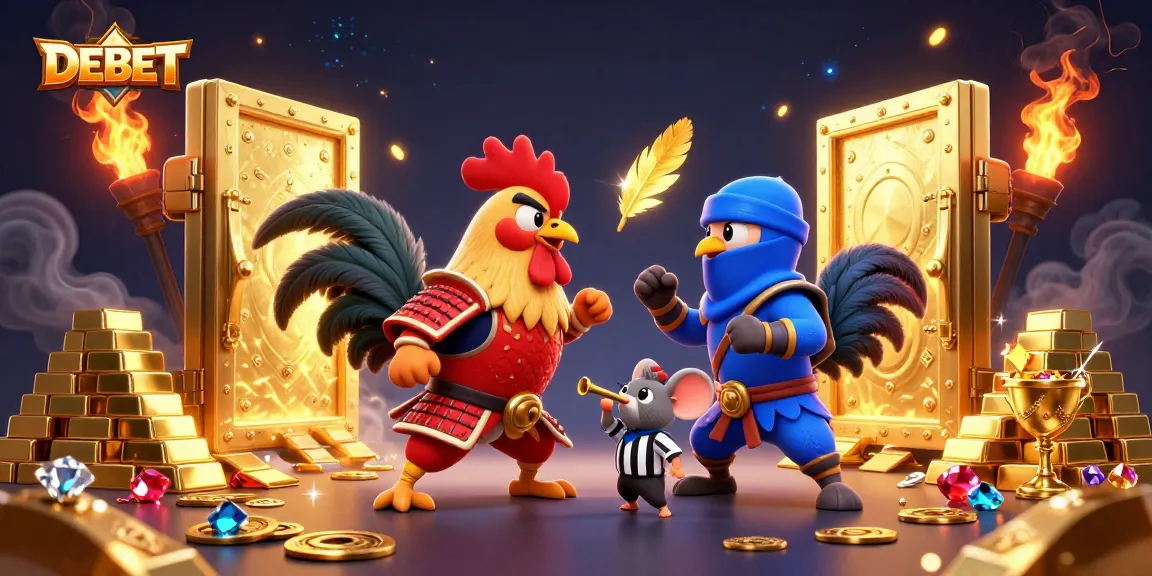 Engage with DEBET through thrilling combat and dynamic treasure-filled action.