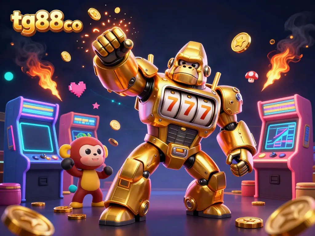 Experience thrilling slots and gameplay at tg88 co with vibrant characters and arcade elements.