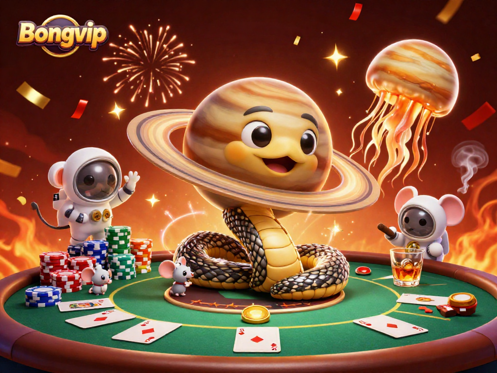 Bongvip elevates your gaming with thrilling cosmic roulette and animated characters!