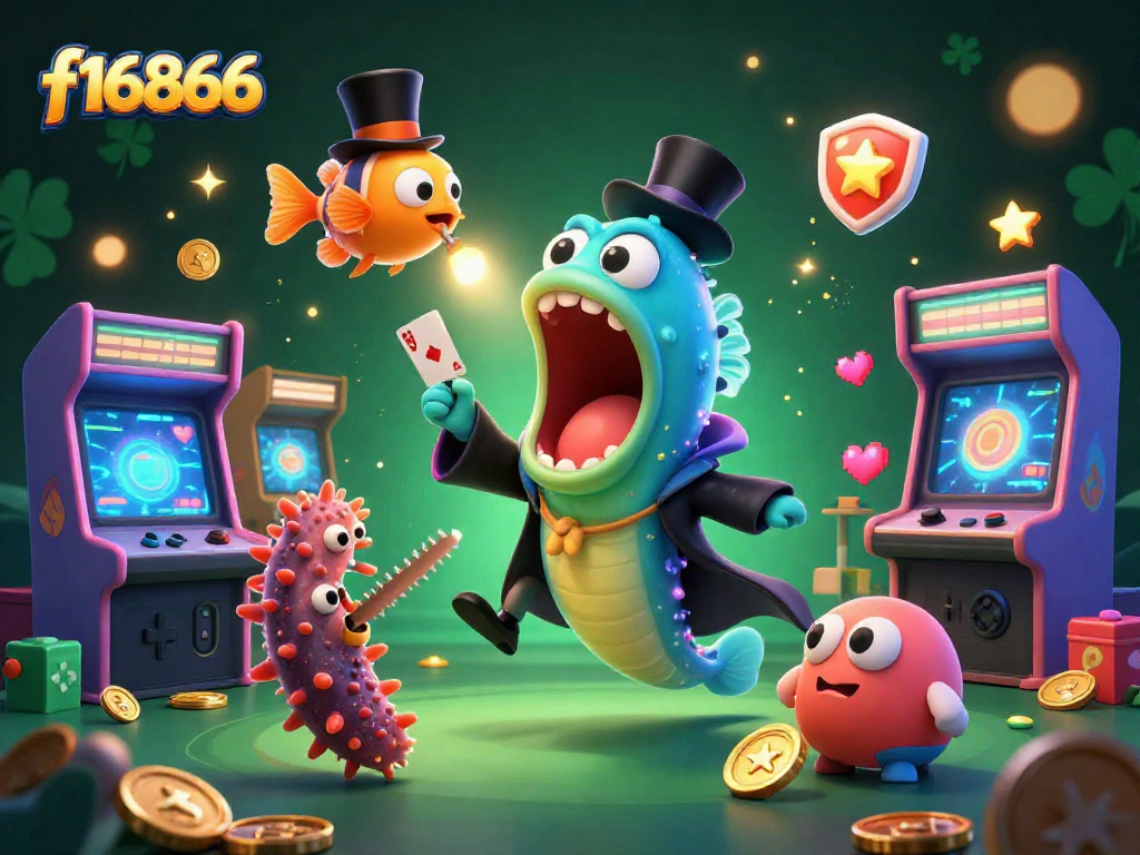 Engage with vibrant f16866 casino adventures in a captivating 3D illustration.