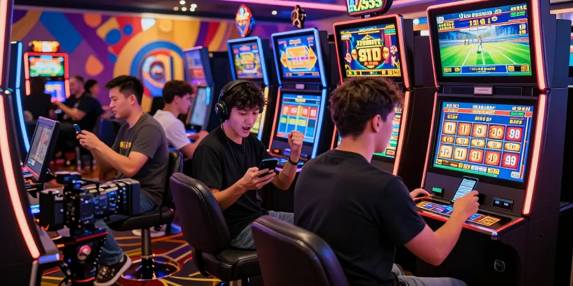 Exciting online gambling scene featuring players enjoying casino games and sports betting on BL555.