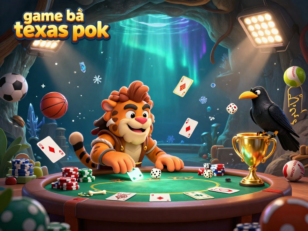 Experience thrilling game bài texas poker with vibrant characters and dynamic gameplay elements.