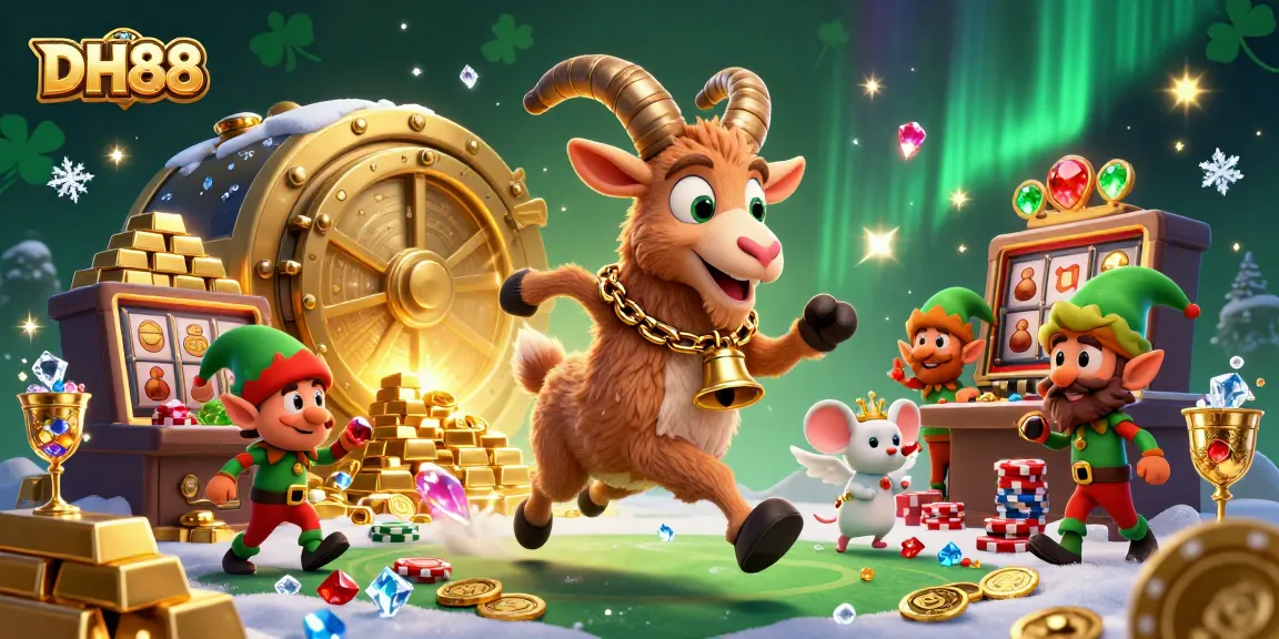 Engage with thrilling moments at DH88 while enjoying lively casino action amid festive characters.