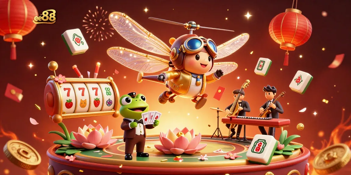 Experience the vibrant world of ee88 with immersive casino action featuring unique characters and game elements.