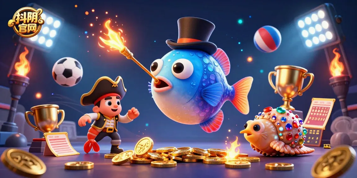 Experience the thrilling 抖阴官网 as the anglerfish and friends unveil treasure amidst dynamic gaming elements.