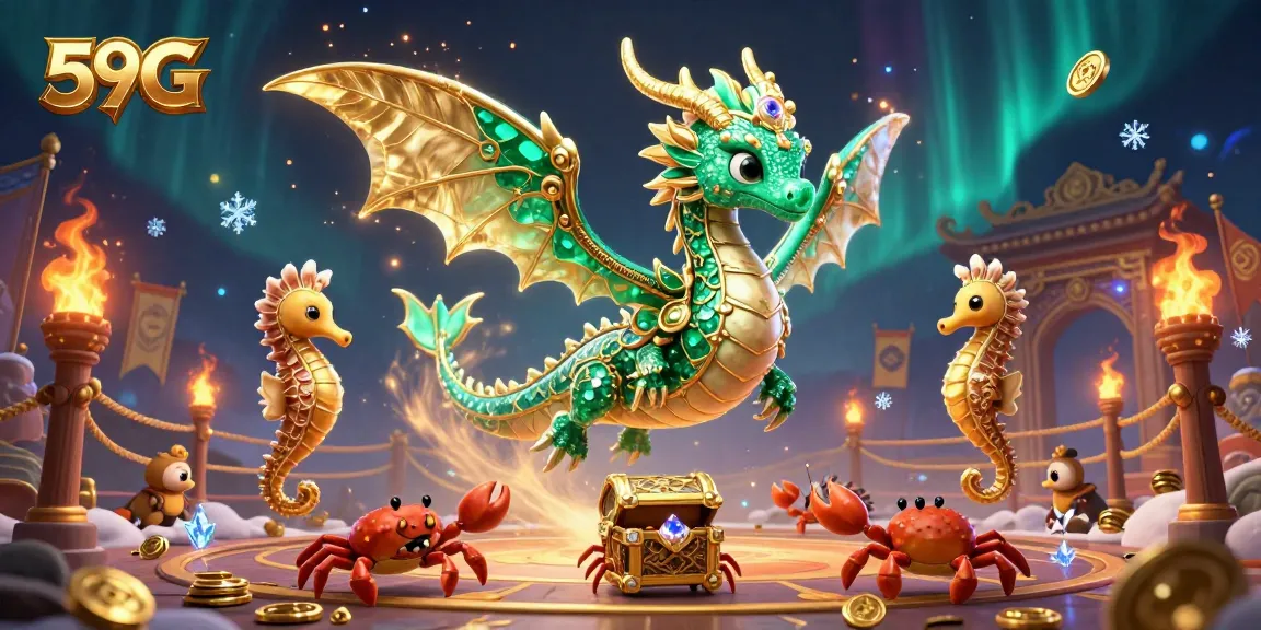 Engage in thrilling gameplay at the 59G Casino with rich visuals and vibrant treasures.