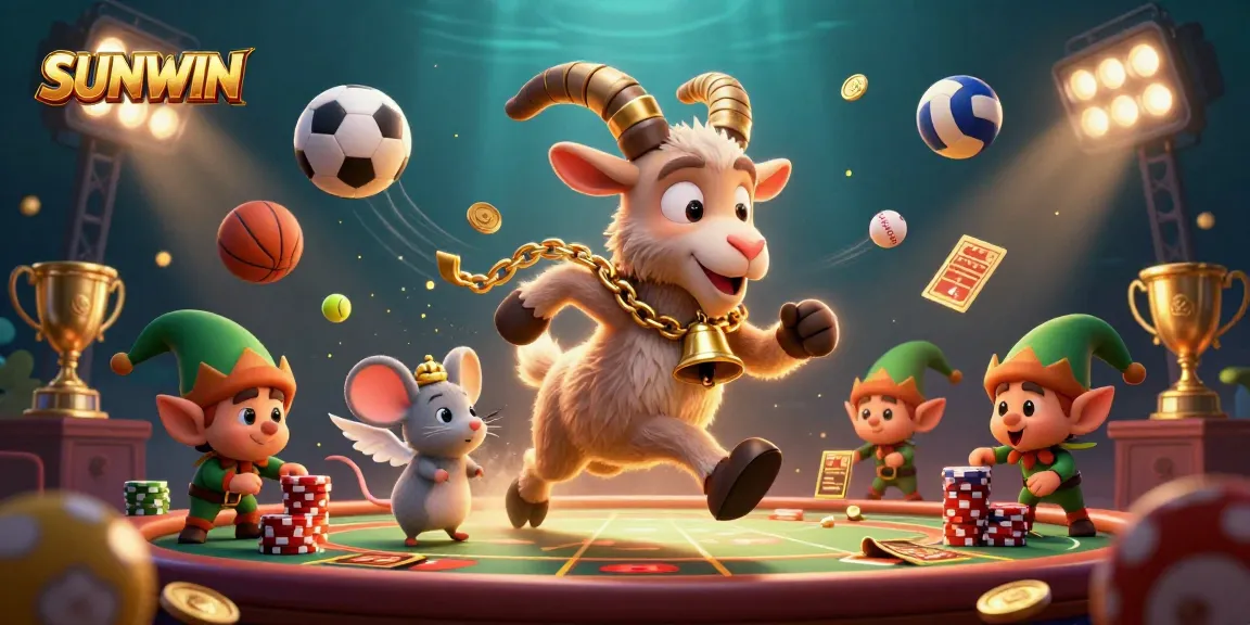 SUNWIN invites players to join the festive casino adventure amidst 3D cartoon chaos, featuring playful characters and vibrant games.