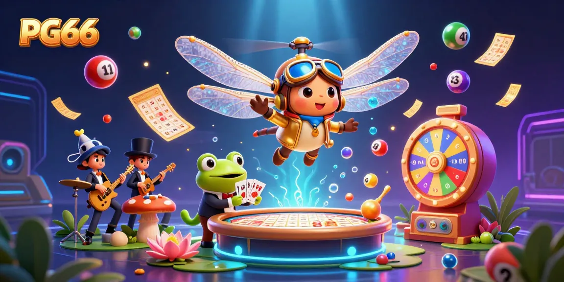 Experience the excitement of PG66 with dynamic gambling action and vibrant casino elements in 3D